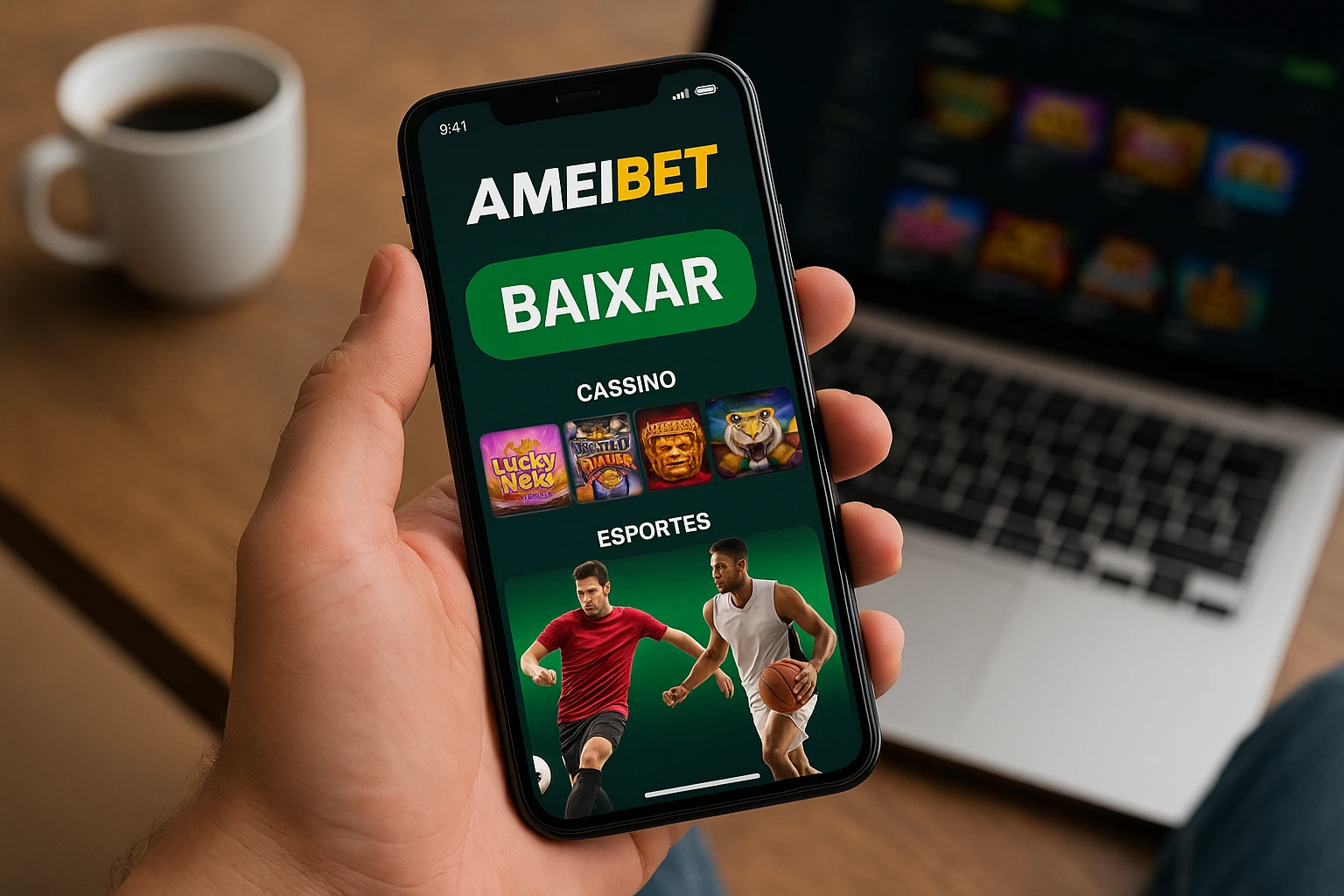 Baixar o AMEIBET Cassino App