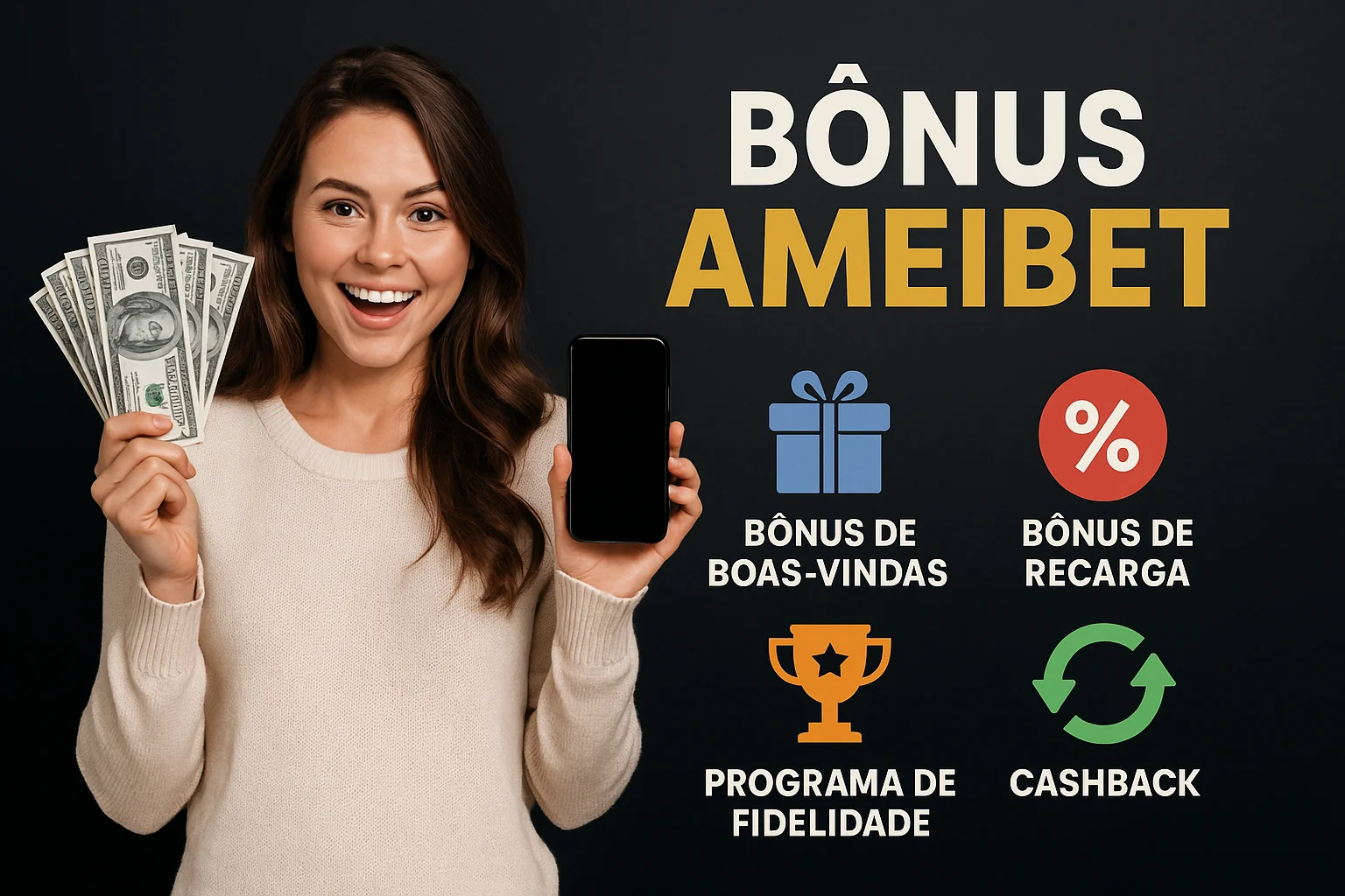 O bônus promocional AMEIBET é uma ótima maneira de começar sua aventura