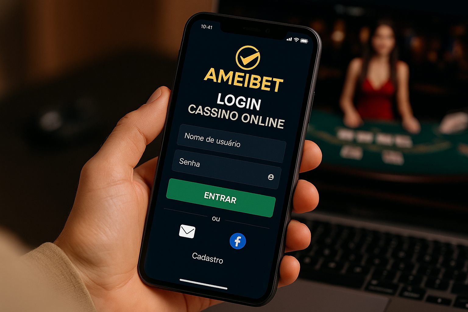 Login no Cassino AMEIBET