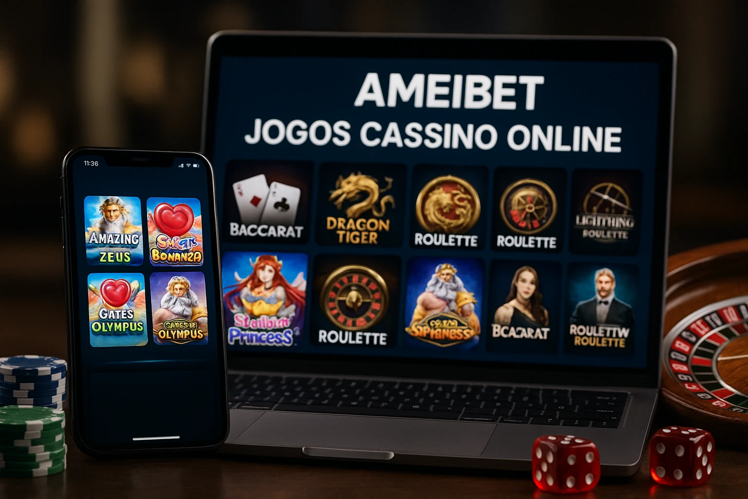 Jogos de cassino online inovadores e emocionantes na AMEIBET