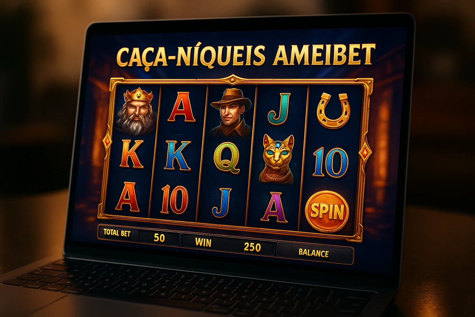 Explore o mundo das slot machines no AMEIBET Casino
